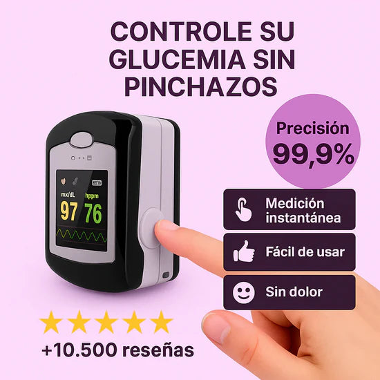 Sett 4 Medidores de Glucosa Indoloros