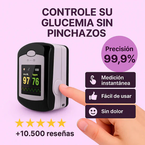 Sett 4 Medidores de Glucosa Indoloros